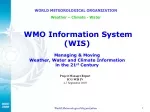 WMO Information System (WIS) Management in the 21st Century - slide 1