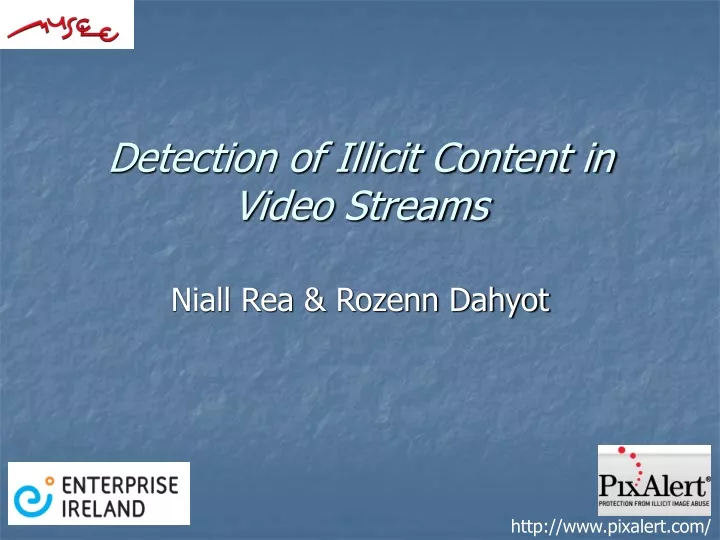 detection of illicit content in video streams
