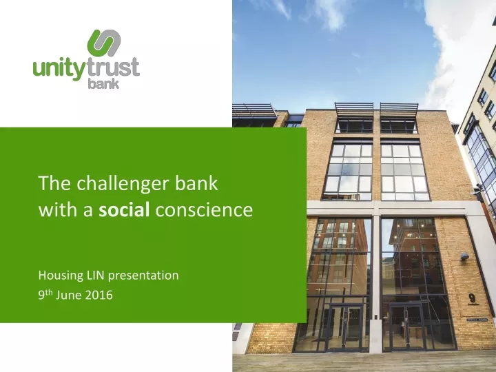 the challenger bank with a social conscience