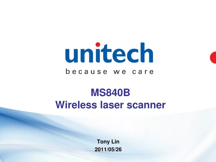 ms840b wireless laser scanner