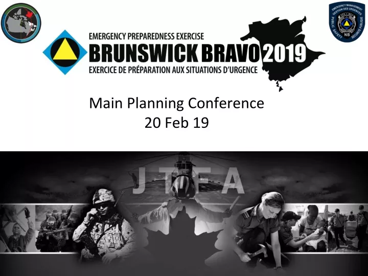main planning conference 20 feb 19