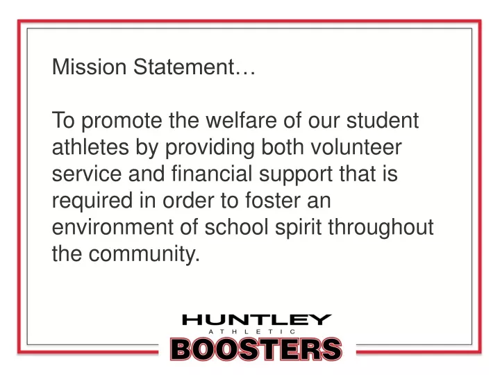 mission statement to promote the welfare