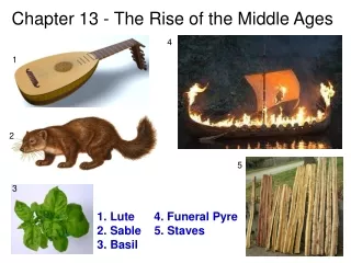 Chapter 13 - The Rise of the Middle Ages