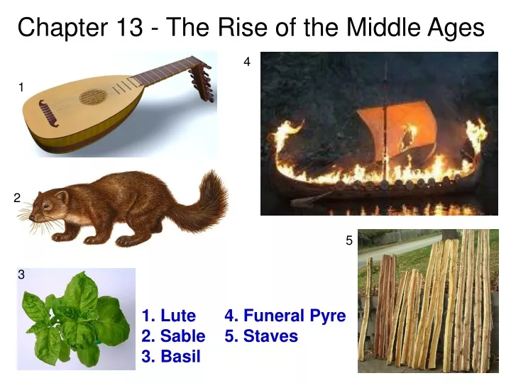 chapter 13 the rise of the middle ages