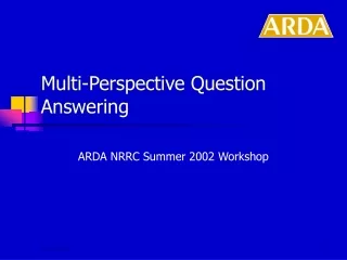 Multi-Perspective Question Answering