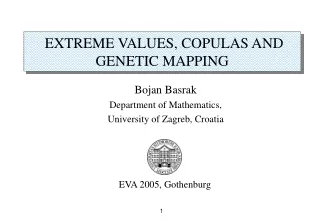 EXTREME VALUES, COPULAS AND GENETIC MAPPING