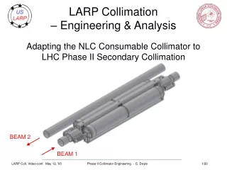 LARP Collimation – Engineering &amp; Analysis