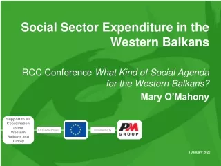 Social Sector Expenditure in  the  Western Balkans