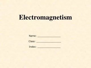 Electromagnetism