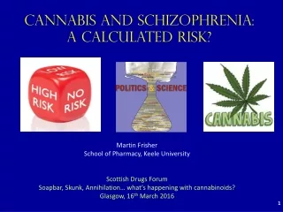 Cannabis and schizophrenia: A calculated risk?