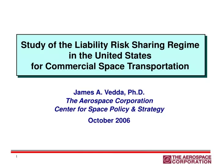 study of the liability risk sharing regime