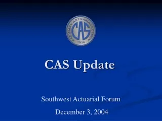 CAS Update