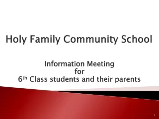 Holy Family Community School