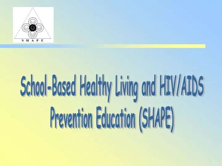 school based healthy living and hiv aids
