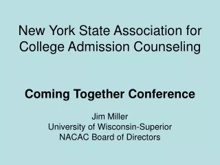 New York State Association for College Admission Counseling