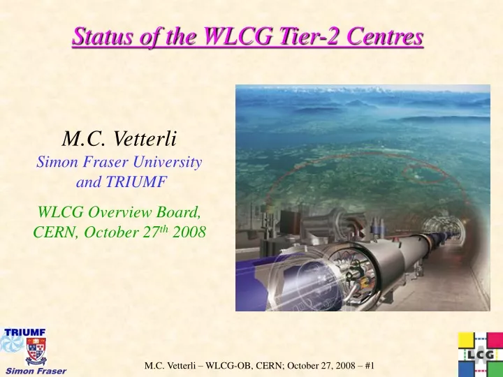status of the wlcg tier 2 centres
