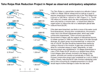 Tsho Rolpa Risk Reduction Project in Nepal as observed anticipatory adaptation
