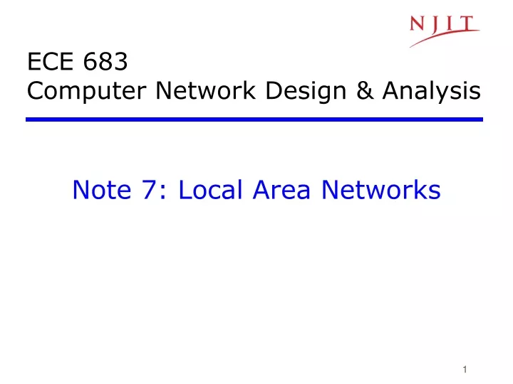 ece 683 computer network design analysis