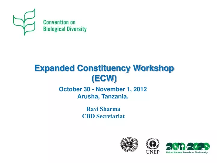expanded constituency workshop ecw