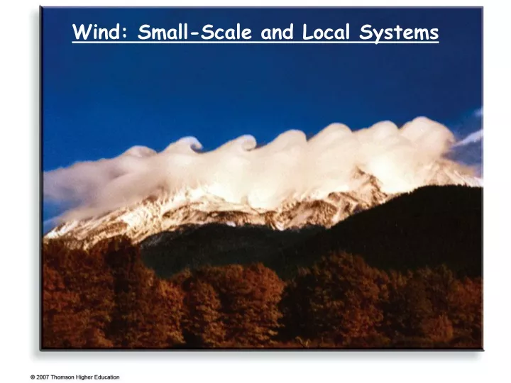 wind small scale and local systems