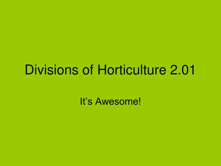 divisions of horticulture 2 01