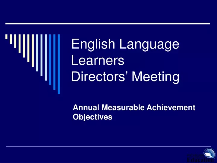 english language learners directors meeting