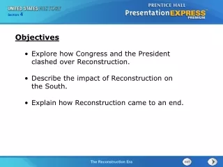 Explore how Congress and the President clashed over Reconstruction.