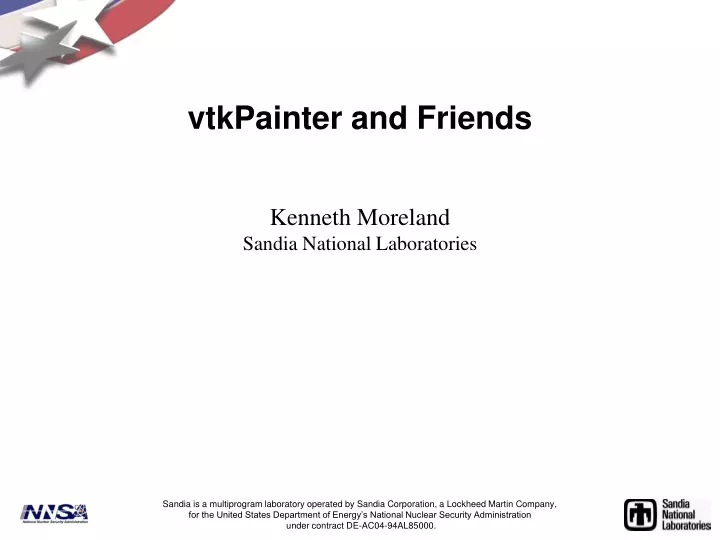 vtkpainter and friends