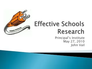 Effective Schools Research
