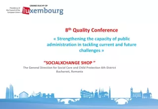 8 th  Quality Conference