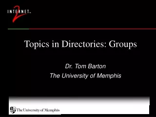 Topics in Directories: Groups