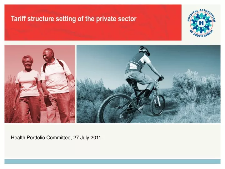 tariff structure setting of the private sector