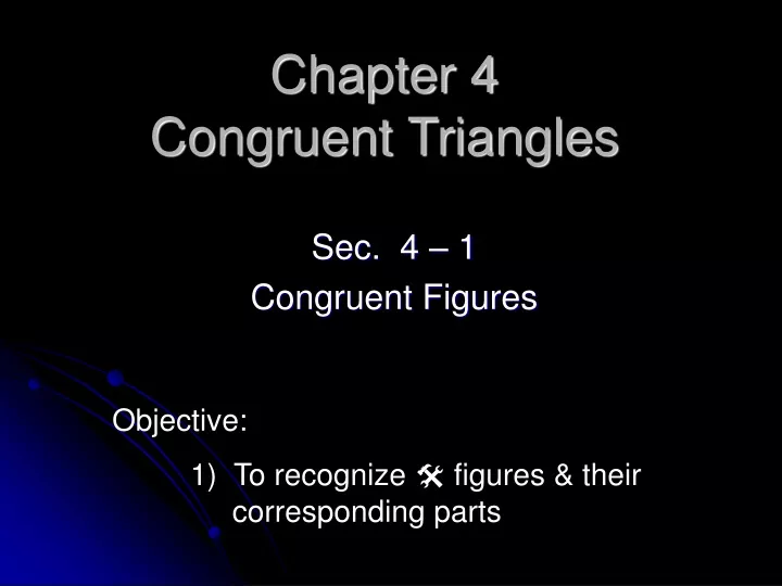 chapter 4 congruent triangles