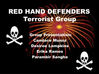 RED HAND DEFENDERS         Terrorist Group