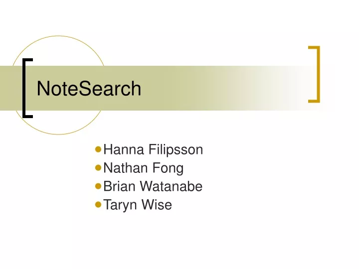 notesearch