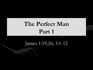The Perfect Man Part 1