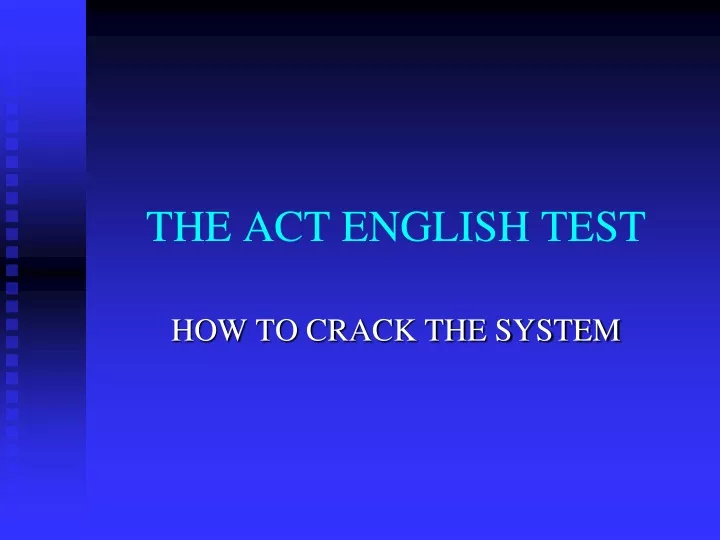 the act english test