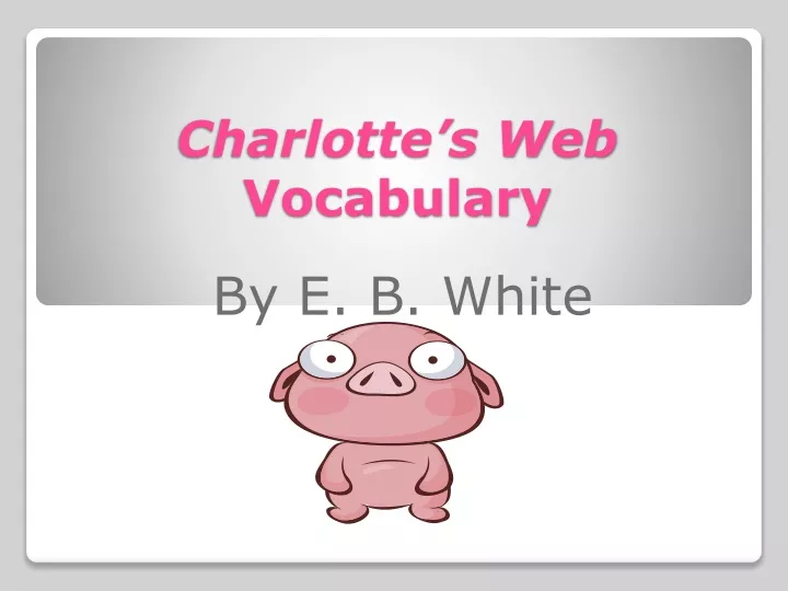 charlotte s web vocabulary