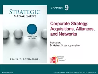 Corporate Strategy: Acquisitions, Alliances, and Networks