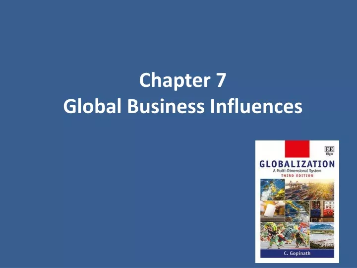 chapter 7 global business influences