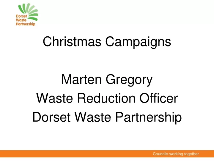 christmas campaigns marten gregory waste