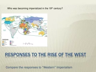 Responses to the rise of the west