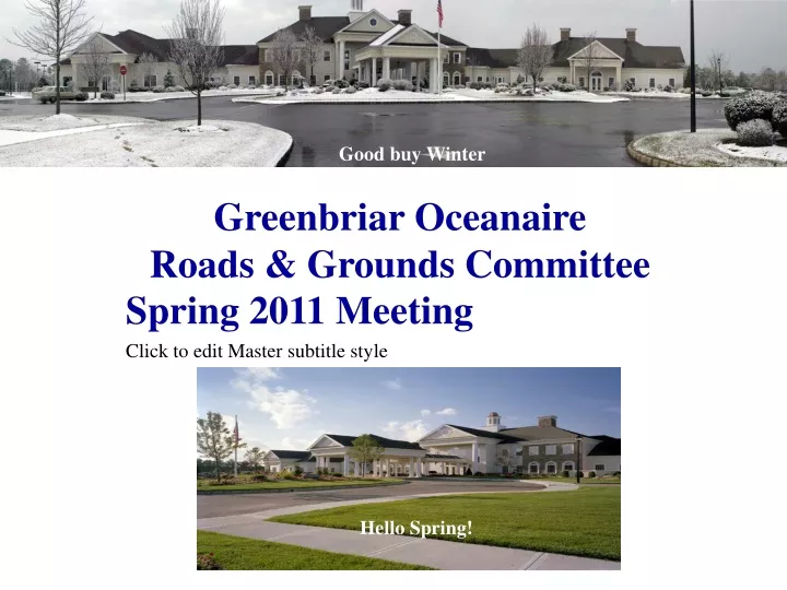 greenbriar oceanaire roads grounds committee