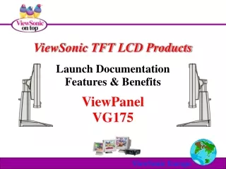 ViewSonic TFT LCD Products