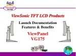 ViewSonic TFT LCD Products