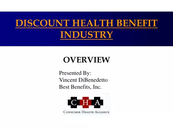 discount health benefit industry