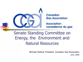 Senate Standing Committee on Energy, the  Environment and Natural Resources