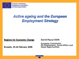 Active ageing and the European Employment Strategy