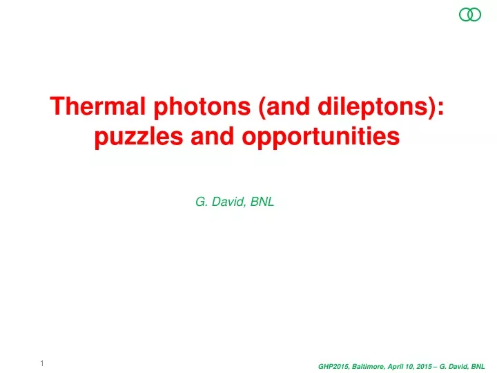 thermal photons and dileptons puzzles