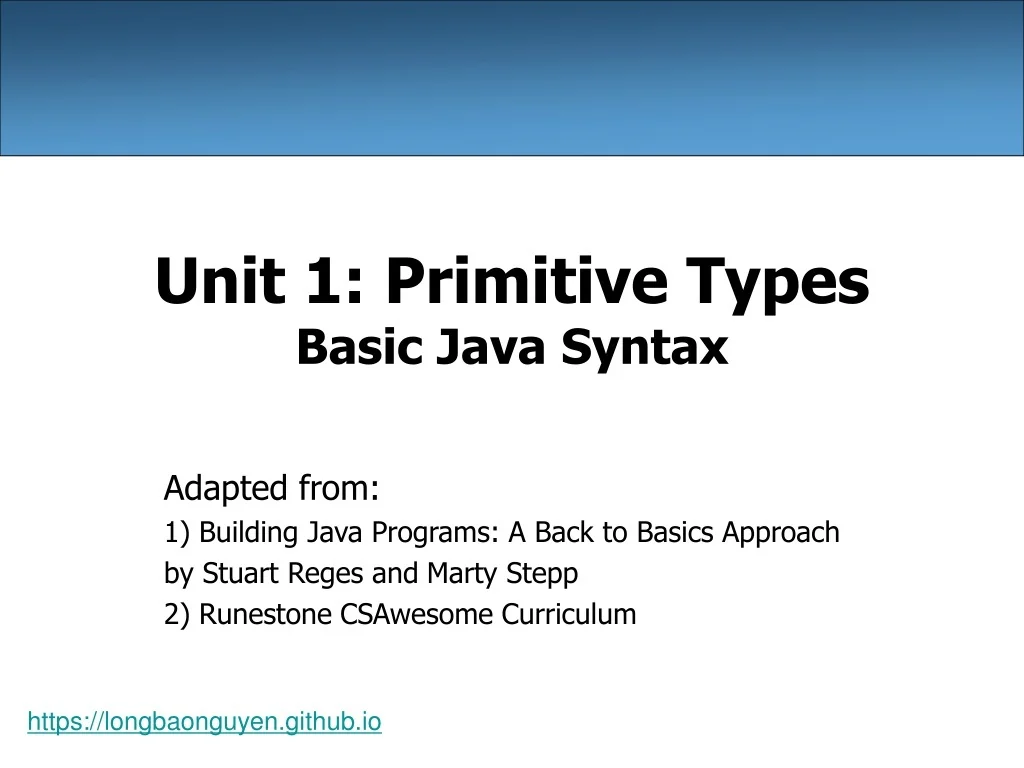 PPT - Introduction to Java Programming: Basics and Syntax PowerPoint ...